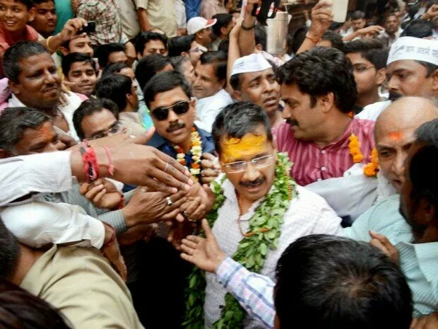 Kejriwal accuses Modi for politicizing the Varanasi issue.